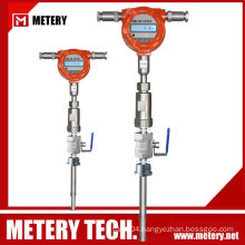 Insertion type thermal gas mass flow meter